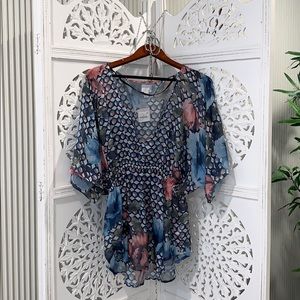 14th & Union Kimono Style Swimsuit Cover